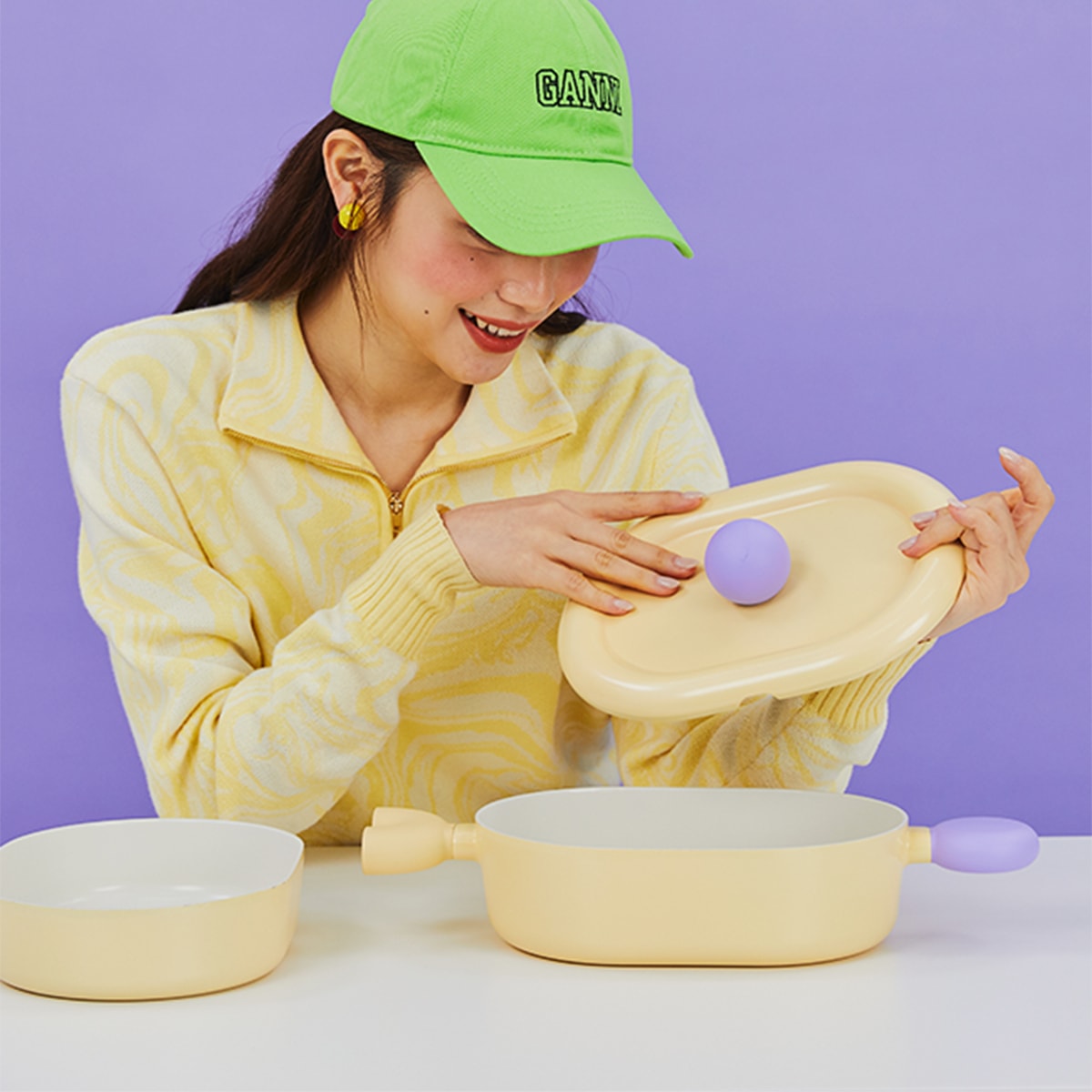 绿帽子女